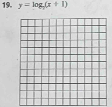 y=log _2(x+1)