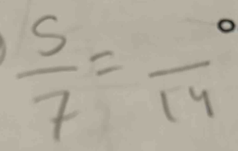 frac 57=frac 0