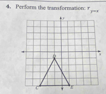 Perform the transformation: r_y=x