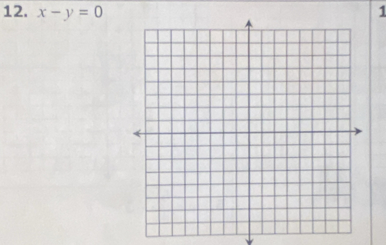 x-y=0 1