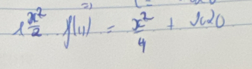 x^(frac 2)_2f(4)= x^2/4 +1620