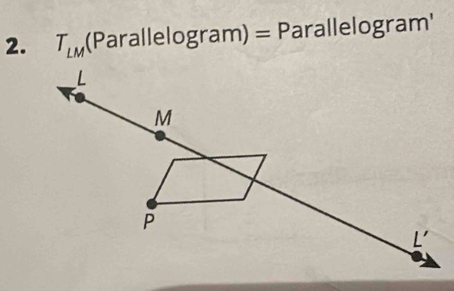 T_LM (Parallelogram) = Parallelogram'