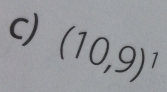 (10,9)^1