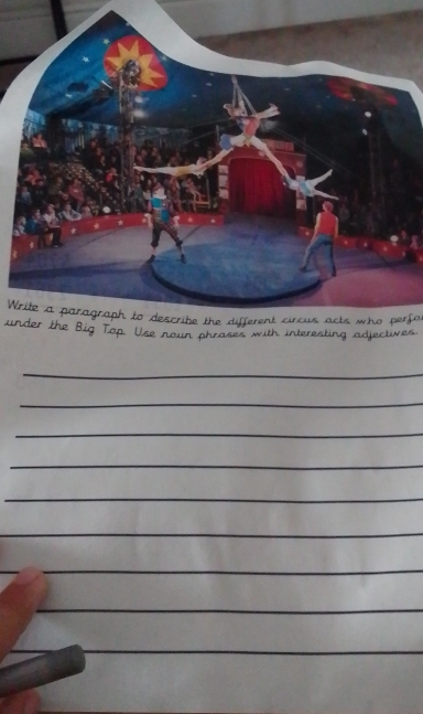 Write a paragraph to describe the different circus acts who perfo 
uns 
_ 
_ 
_ 
_ 
_ 
_ 
_ 
_ 
_ 
_ 
_ 
__