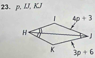 p, IJ, KJ