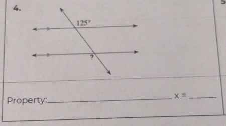 5
4.
_ x= _
Property: