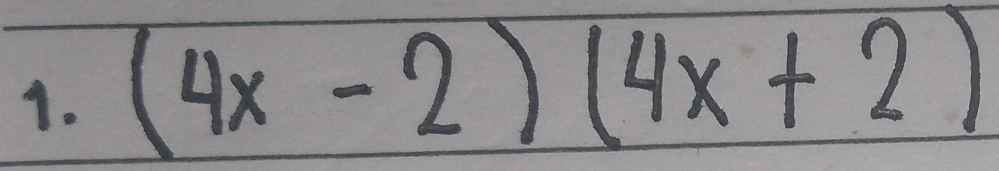 (4x-2)(4x+2)