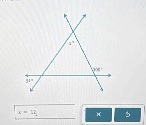 x=12
×