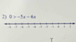 0>-5x-6x