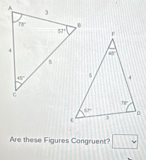 Are these Figures Congruent? ,