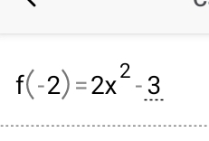 f(-2)=2x^2-3