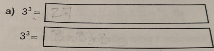 3^3= □
3^3= sumlimits f(x)= yB=