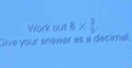 nower as a decimal.