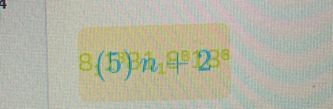 +
8(5)^3 ?2 9^123^8