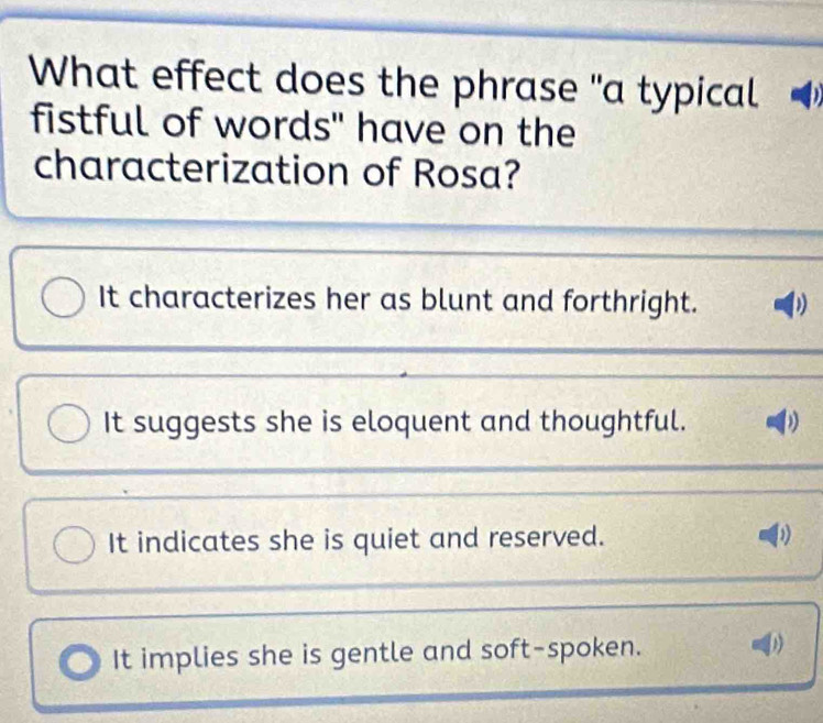 Solved: What effect does the phrase 