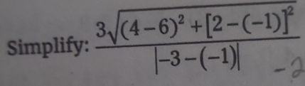 Simplify: √?