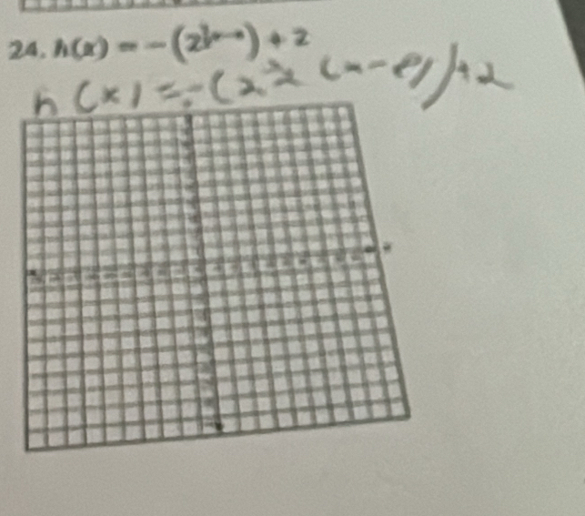 h(x)=-(2^(frac 1)x-a)+1