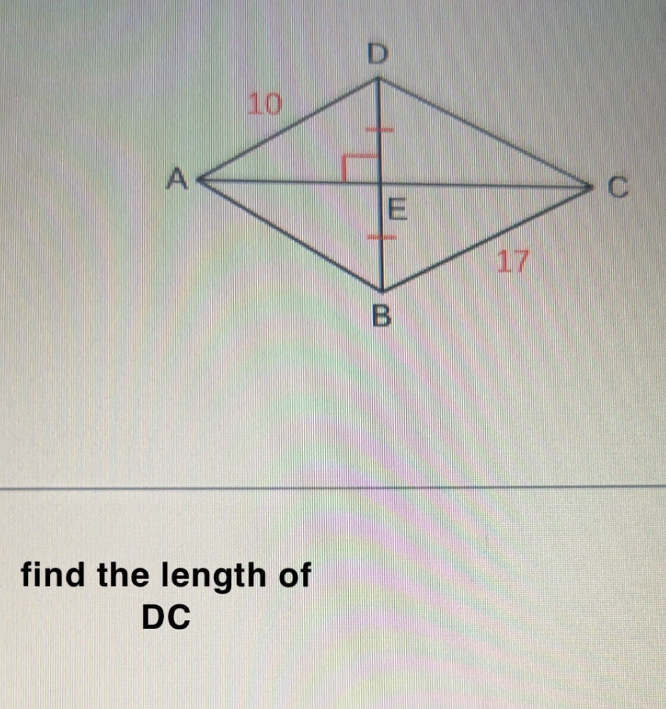 find the length of
DC