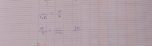 frac 42= 5/7 
 5/9 =frac _ 12= 30/... 