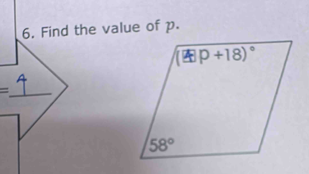 Find the value of p.
_ =