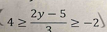 4≥ ²", ª ≥ -2