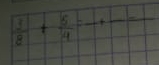  3/8 + 5/4 =frac +frac =frac 