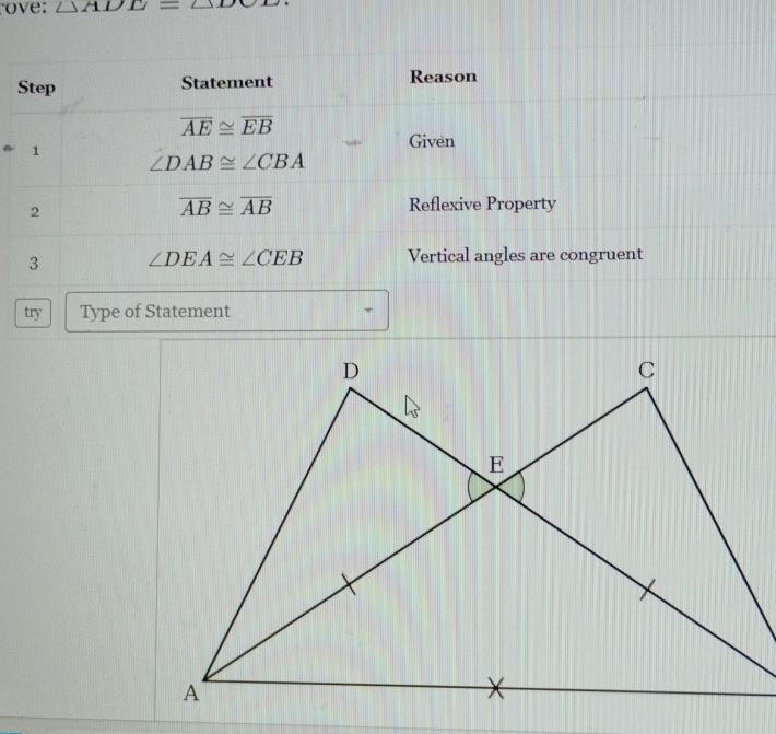 rove: △ HDE=△ L