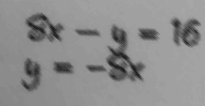 8x-y=16
y=-8x