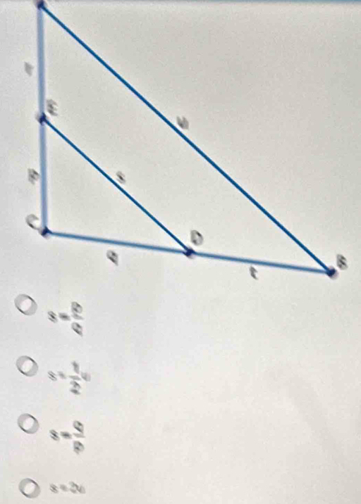 s^2frac 12^((circ)
s=frac q)p
s=36