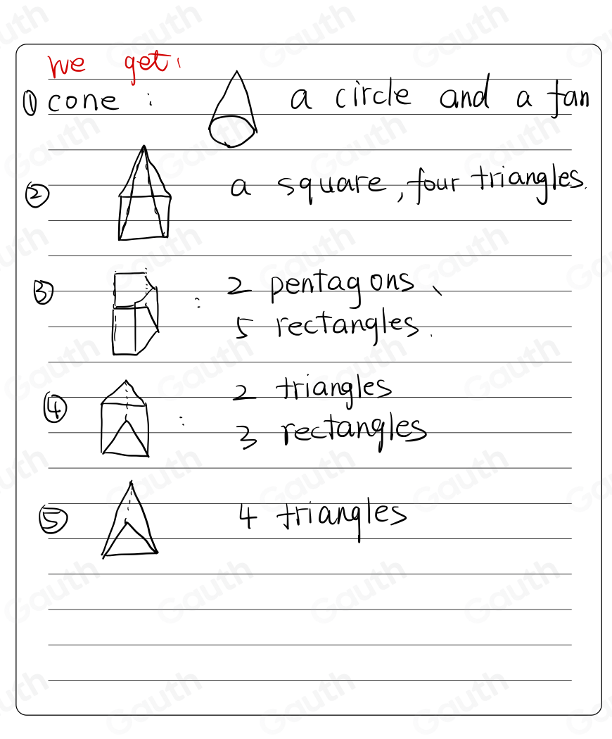 Solved: In this activity, you will describe and use the nets of three ...