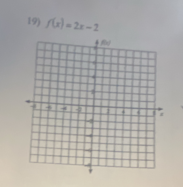 f(x)=2x-2