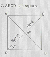 ABCD is a square