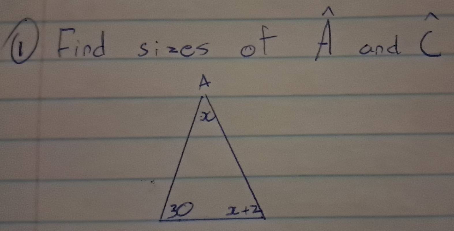 ⑥Find sixes of A and (