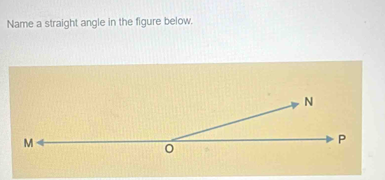 Name a straight angle in the figure below.