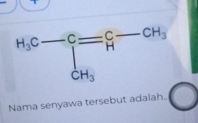 Nama senyawa tersebut adalah..