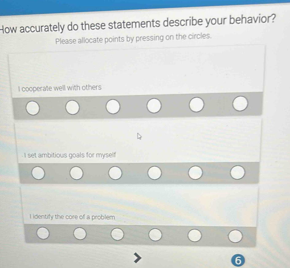 Solved: How accurately do these statements describe your behavior ...
