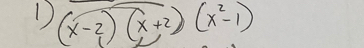 (x-2)(x+2)(x^2-1)