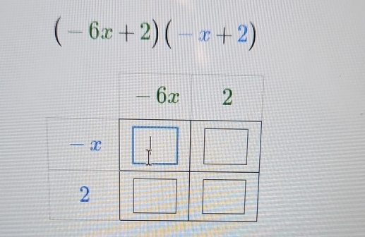 (-6x+2)(-x+2)