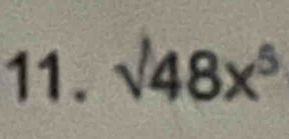 surd 48x^5