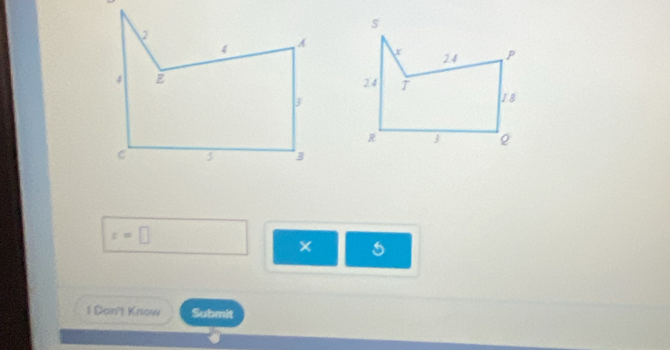 x=□
× 5
1 Don't Know Submit