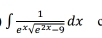 ∈t  1/e^xsqrt(e^(2x)-9) dx