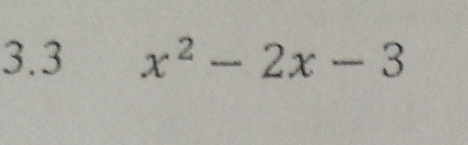 3.3 x^2-2x-3