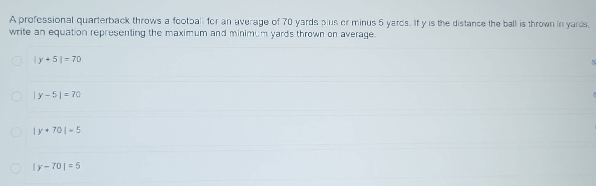 Solved: A professional quarterback throws a football for an average of ...