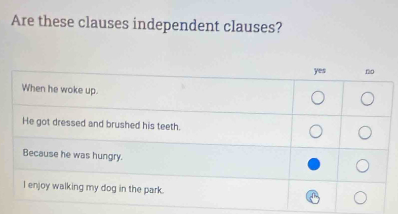 Are these clauses independent clauses?