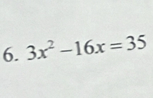 3x^2-16x=35