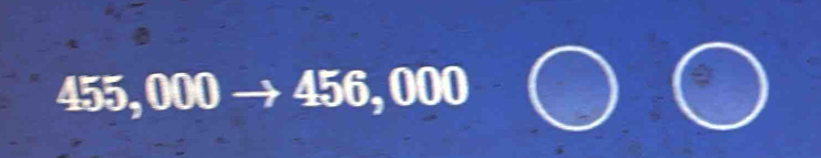 455, 000 → 456, 000