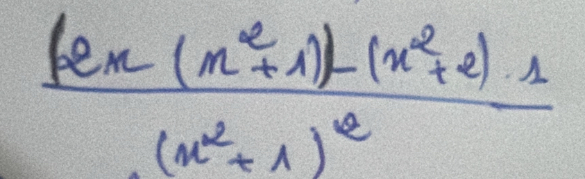 frac (2x^2+1)-(x^2+2)(x^2+1)^2