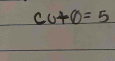 CO+O=5