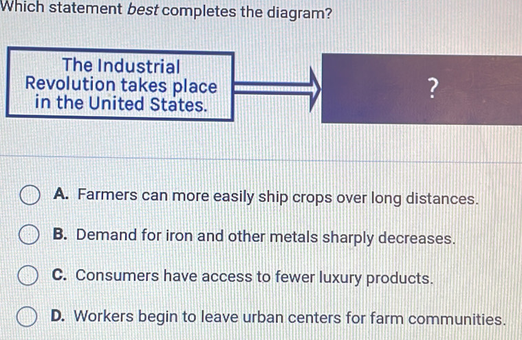 Which Statement Best Completes The Diagram