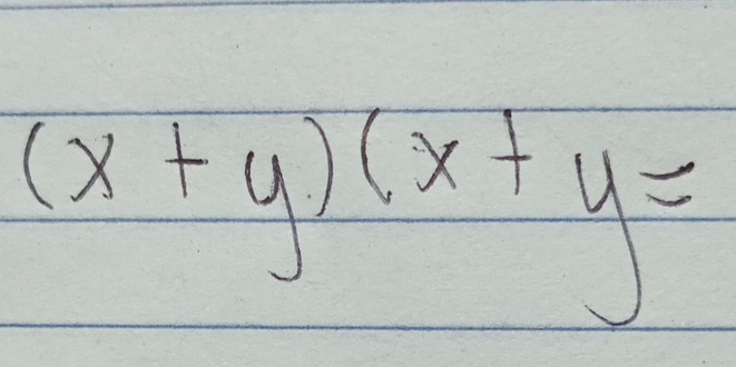 (x+y)(x+y=